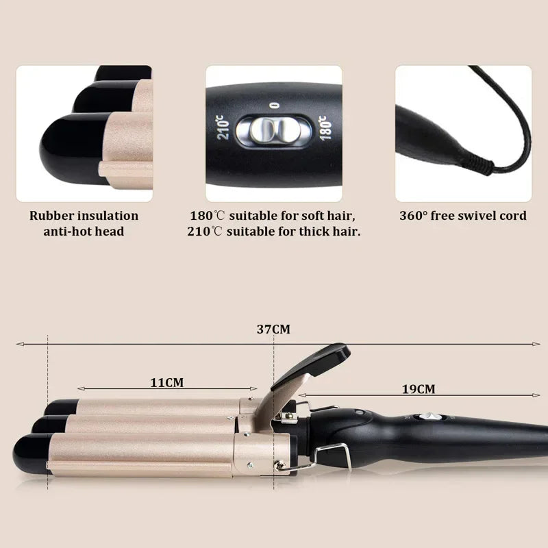 Ceramic Curling Iron Pro.