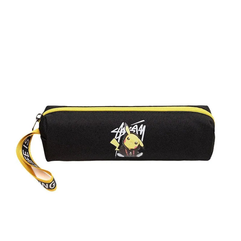 New Anime Pokemon Pikachu Pencil Case Kawaii Cartoon School Student Glowing Pencil Bag Stationery Kids Supplies Festival Gift