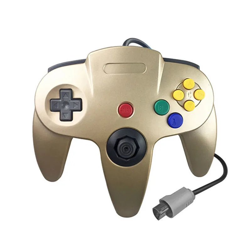 Wired Transparent Gaming Joystick for N64 Gamepad Game Controller for N64 Console