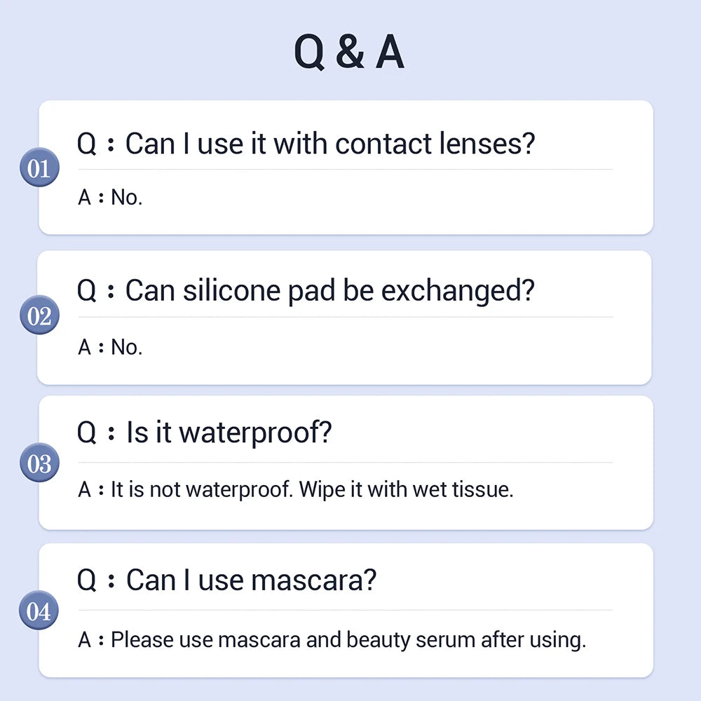 Electric Heated Eyelash Curler.