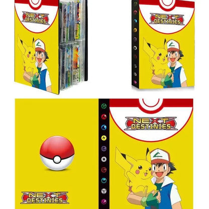Pokemon Transparent Card Binder Album 4 Pocket 9 Pocket