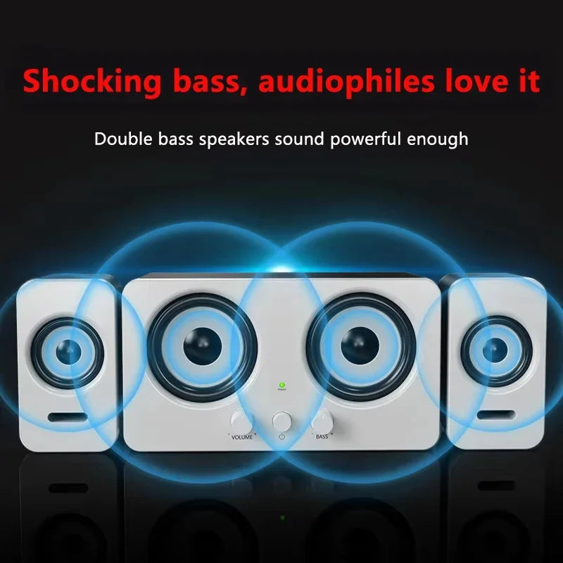 Computer Speakers with Subwoofer & 3D Surround Sound