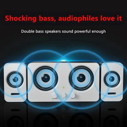 Computer Speakers with Subwoofer & 3D Surround Sound