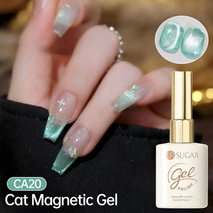 UR SUGAR 15ml Cat Magnetic Gel Nail Polish 30 Colors Semi Permanent Magnetic Gel UV/LED Soak Off Painting Vanrish Design