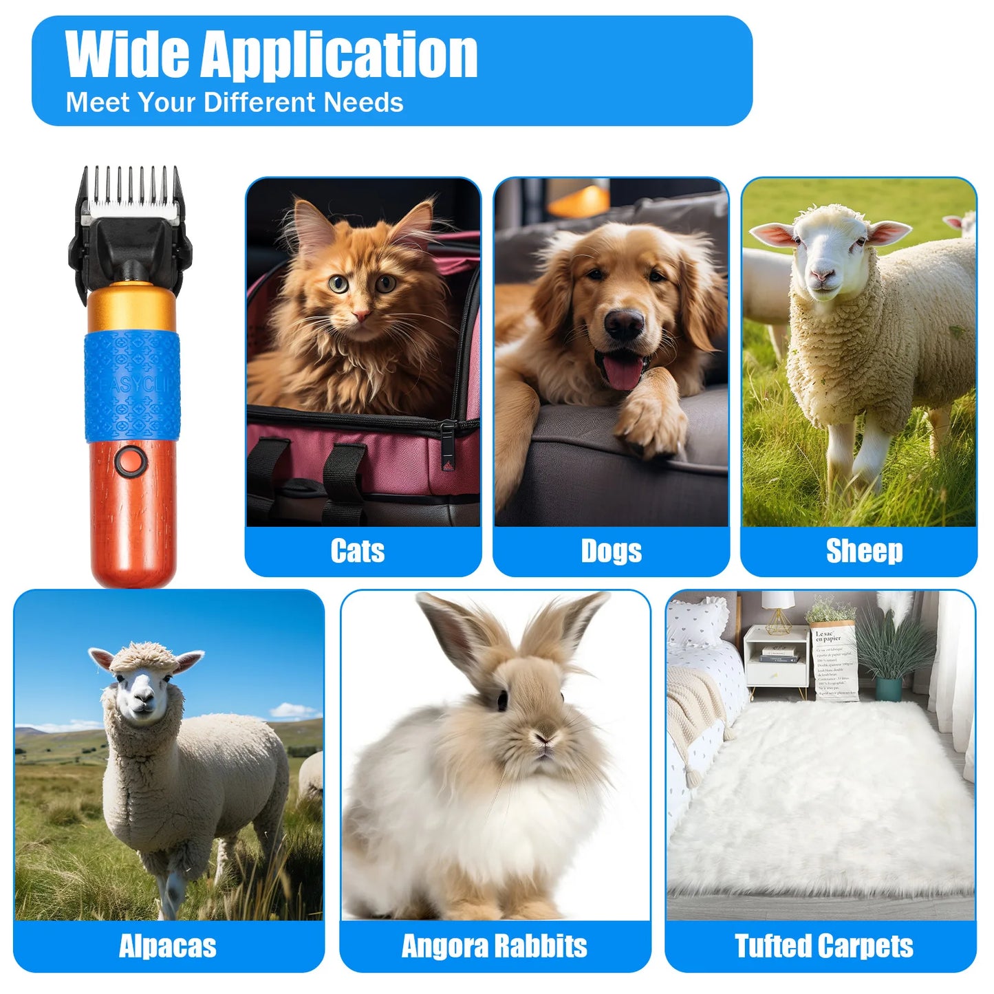 Electric Animal Fur Shears Clipper 🐑🐶