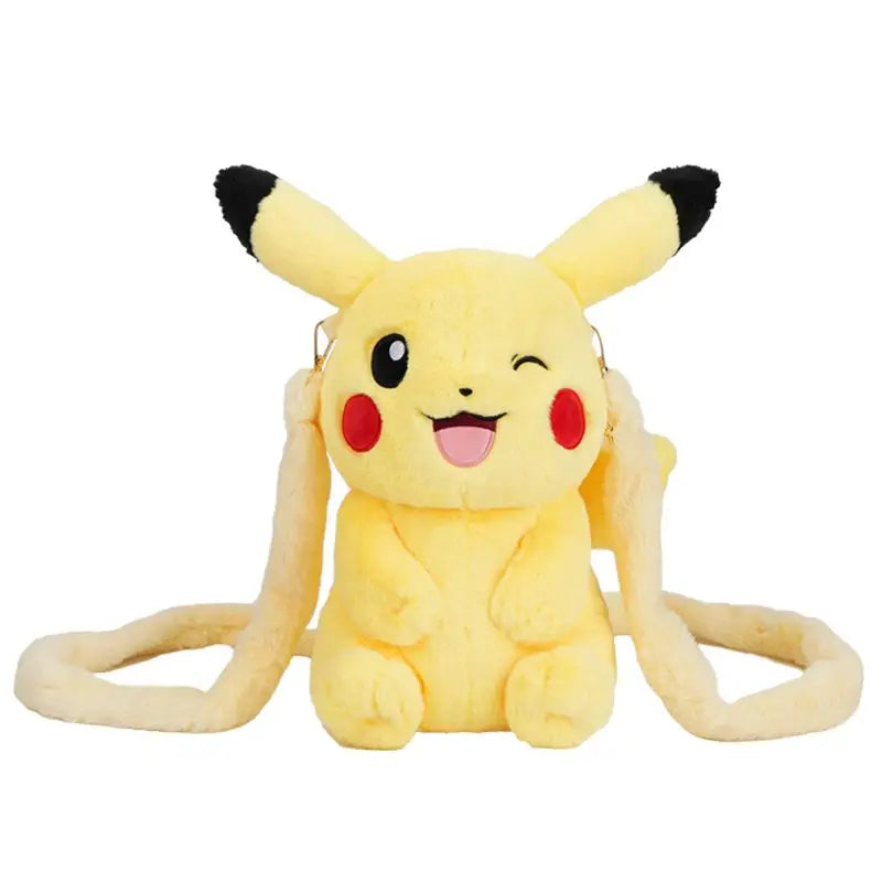 Pokemon Pikachu Plush Handbag Cute Crossbody Backpack Clefairy Storage Gift Bag Stuffed Doll Style Portable Daily Use