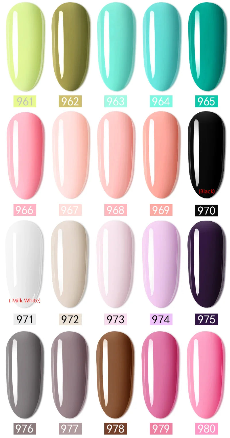VIP5 Venalisa Nail Gel Polish Kit HEMA FREE Jelly Pink Nude Color Sparkle Gel Varnish Self Leveling Gel Nail Varnish Whole Set