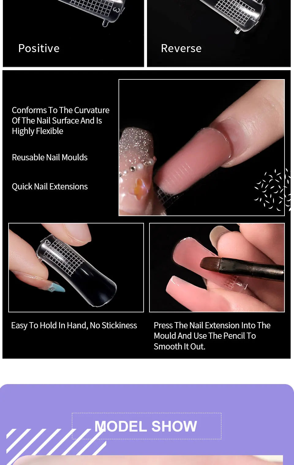 Poly Extension Gel Nail Kit 14 PCS 15ML Quick Building UV/LED Gel with Slip Solution and Nails Art Lamp  for Beginner Manicure