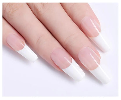 BORN PRETTY 30ml Milky White Hard Gel Jelly Nail Extension Gel Nail Polish Clear Acrylic Nail Color Soak Off UV Construction Gel