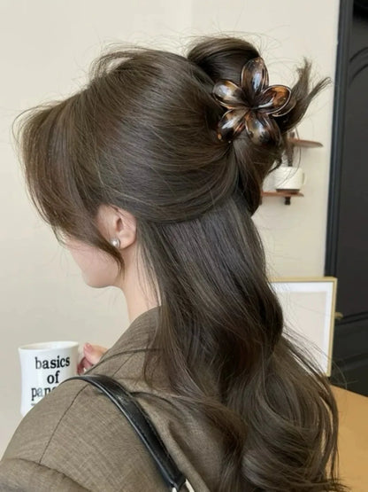 Leopard Flower Hair Clips.