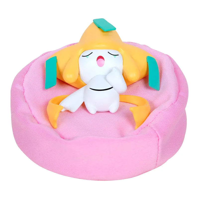 New In Stock Pokemon Eevee Sleeping Position Series Blind Box Sylveon Umbreon Flareon Jolteon Anime Desktop Decoration Model Toy