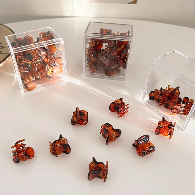 Mini Hair Claw Clips Set.