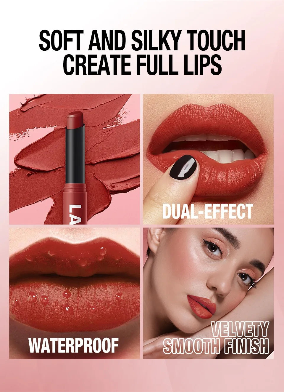 12 Color Matte Lipstick Pencil Waterproof Long Lasting Non-Stick Cup Lip Stain Tint Cosmetic Nude Lipstick Pen Makeup Maquillage