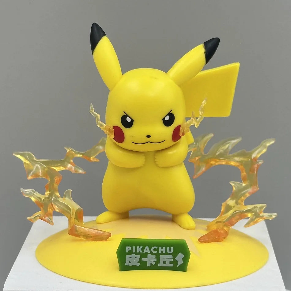12 style Pok é mon Doll Pikachu Blind Box Anime Models Desktop Decorations Action Figure Collection Pok é mon Toys Birthday Gift