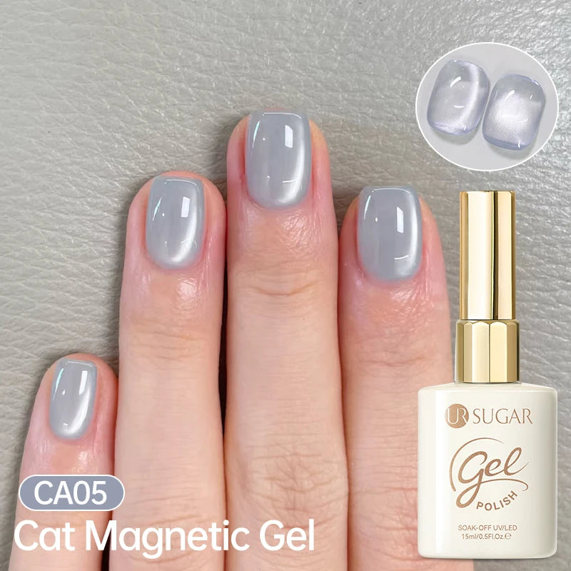 UR SUGAR 15ml Cat Magnetic Gel Nail Polish 30 Colors Semi Permanent Magnetic Gel UV/LED Soak Off Painting Vanrish Design