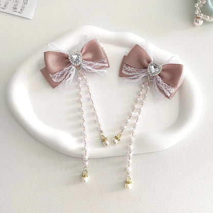 Lolita Hair Bow Clip Set.