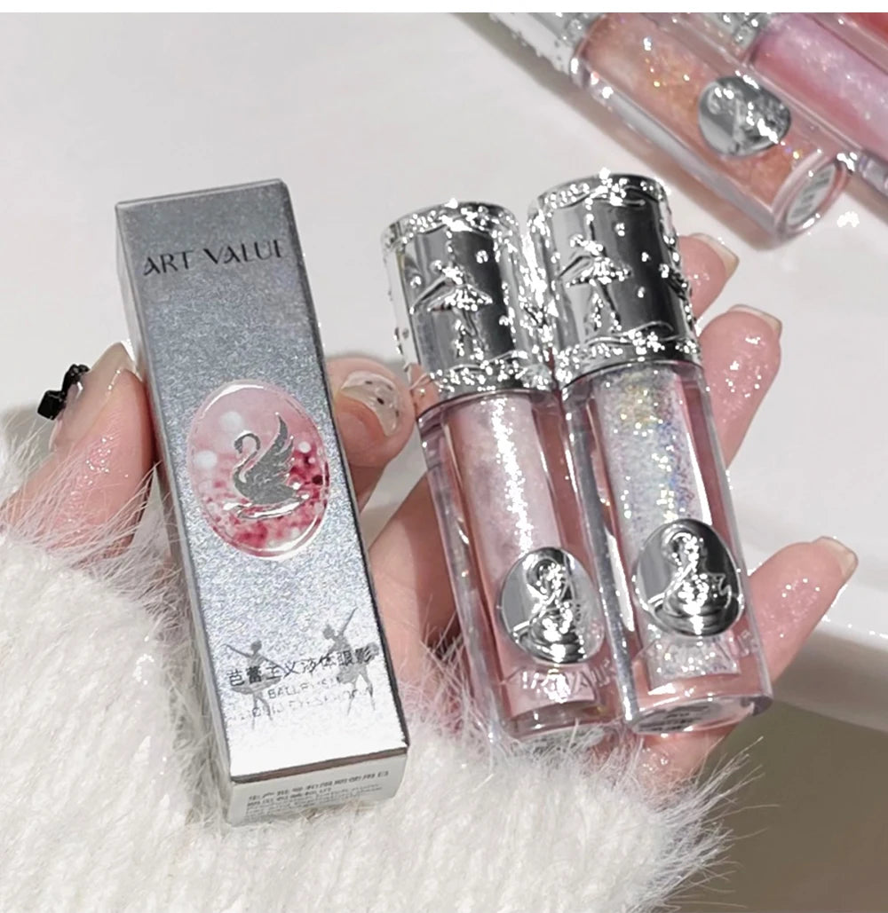 Balletism Liquid Eyeshadow Liquid Fine Shimmer High Light Eyeshadow delicate everything with influencer