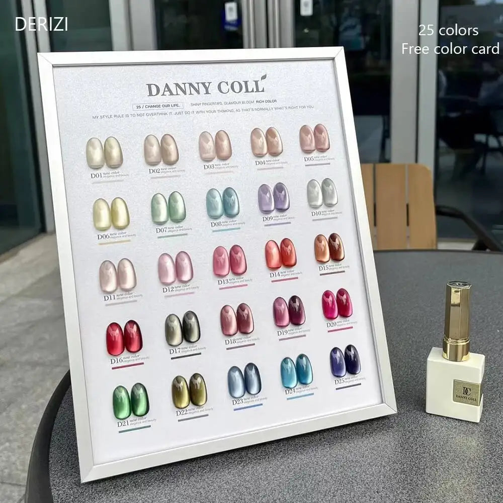 High End 9D Cat Eye Gel Polish Set With Color Board  Magnetic Gel Nail Set Luxury Cat's Eye Gel Soak Off UV LED Nail Varnish
