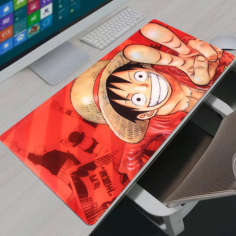 Mouse Pad Gaming XL Home New HD PC Mousepad XXL Keyboard Pad Non-Slip Office Carpet Laptop Japan Game Anime One Piece For LOL