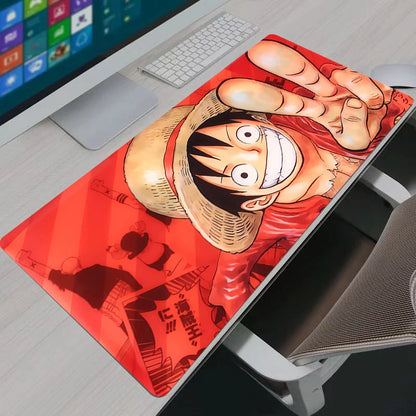 Mouse Pad Gaming XL Home New HD PC Mousepad XXL Keyboard Pad Non-Slip Office Carpet Laptop Japan Game Anime One Piece For LOL
