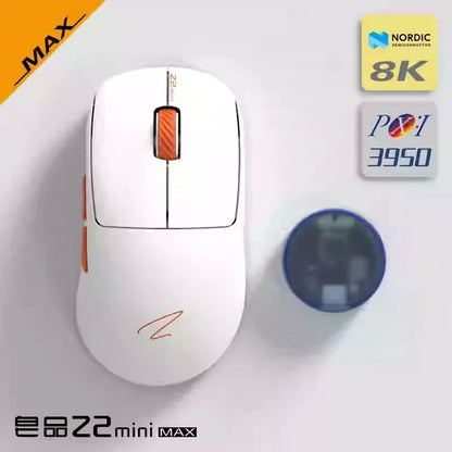 Zaopin Z2 Mini Wireless Mouse 3modes 8k Paw3950  Bluetooth Game Mouse Nordic 52840 Lightweight Customized Gaming Accessory Gifts