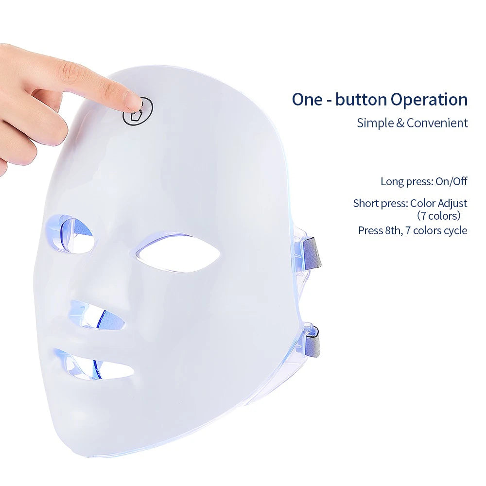 LED Face Mask 7 Colors.