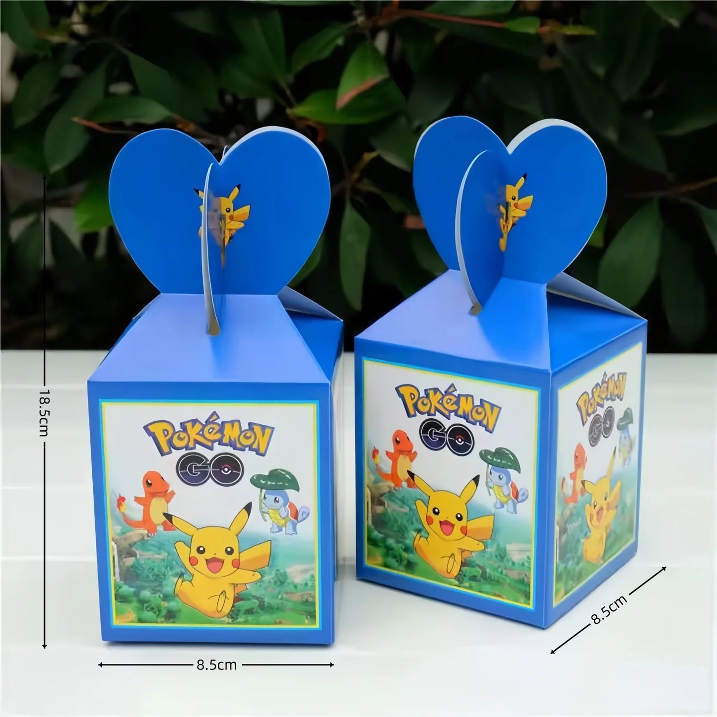Pokemon Popcorn Box Birthday Decor Pikachu Gift Box Poke Ball Cookies Chocolate Candy Box Baby Shower Kids Gifts Party Supplies