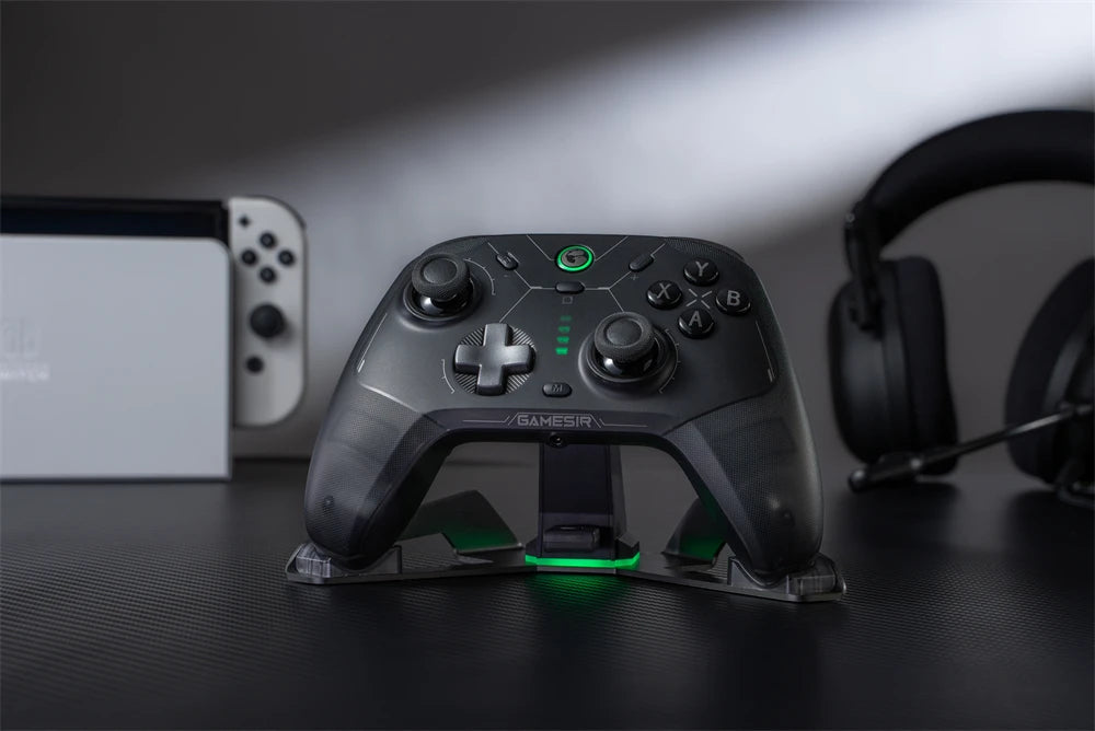 GameSir Cyclone 2 Wireless Pro Controller, Hall Effect Joysticks, Bluetooth Gamepad for Nintendo Switch, iPhone, Android & PC
