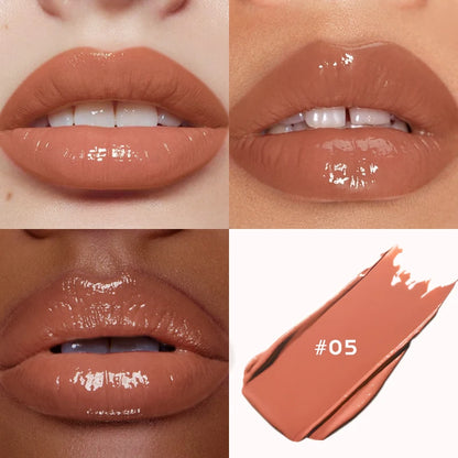Watery Mirror Gloss Lipstick: Ultra-Hydrating High-Shine Lip Glaze