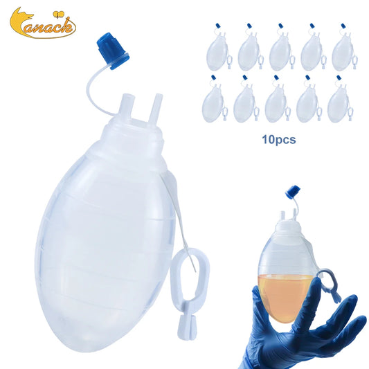 Silicone Suction Drain Reservoir 10pcs 🐾