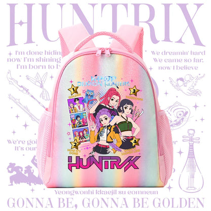 Backpack Rainbow Colors Student Backpackg KPOP Anime Tiger Schoolbag Holiday Gifts
