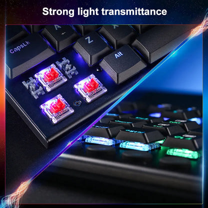 Redragon RGB Low-Profile Mechanical Keyboard with MX-Style Switches