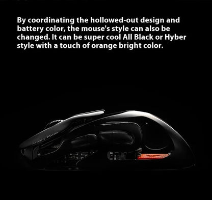 Angry Miao AM Infinity Mouse Tri Mode Wireless Mouse Paw3950 8000Hz Lightweight Hollow Out Magnalium Gaming Mice PC Accessories