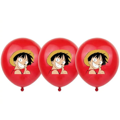 One Piece 12-Inch Latex Balloon Set (3–18pcs) 🎉🏴‍☠️