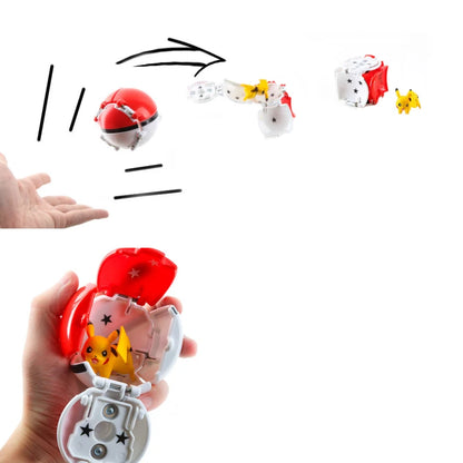 25 Styles Pokeball Figure Anime Figure Pokemon Elf Ball Toy Action Model Pikachu Mewtwo Charmander Kids Birthday Gifts Toys
