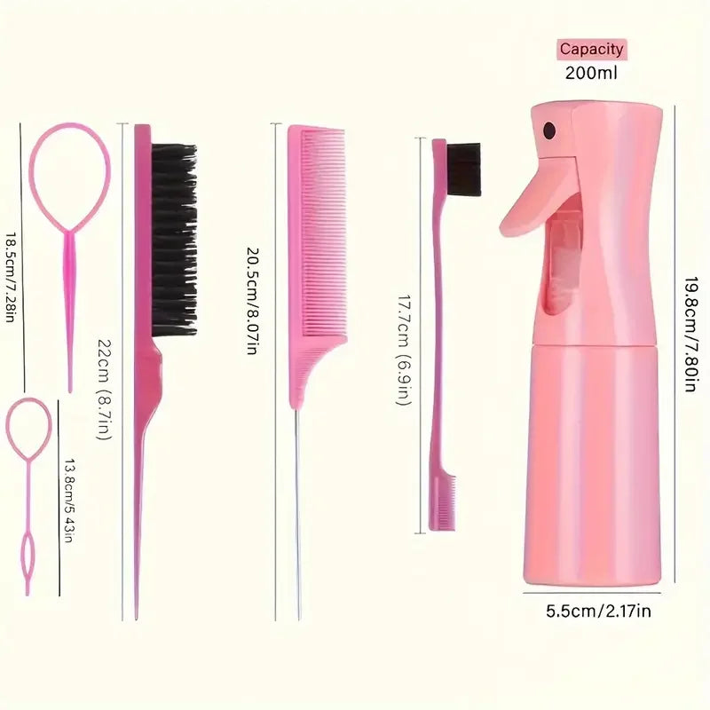 6pcs Hair Brush Setl.