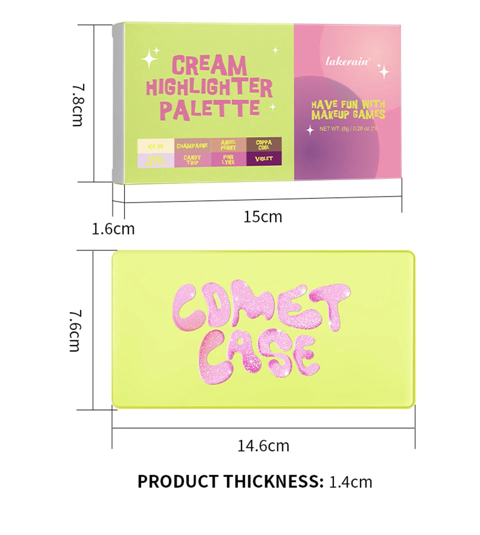 Cream Blush & Highlighter Palette