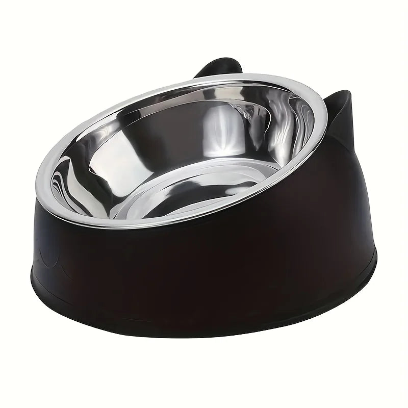 Elevated Stainless Steel Cat Bowl