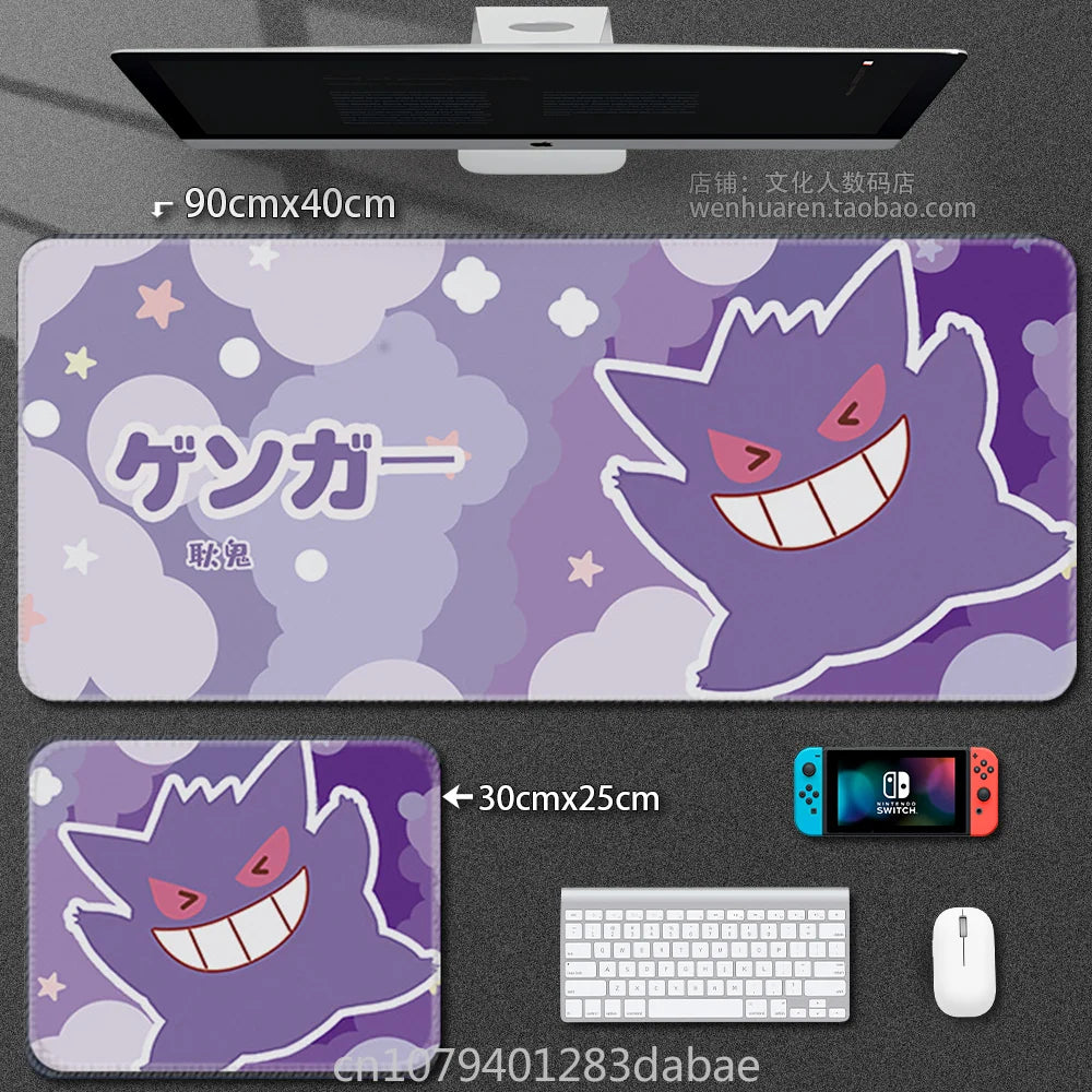 Leather Pokémon Pikachu Keyboard Pad Boy Girl Super Handsome Table Mat Cute Table Mat Computer Accessories PC Game Mouse Pad