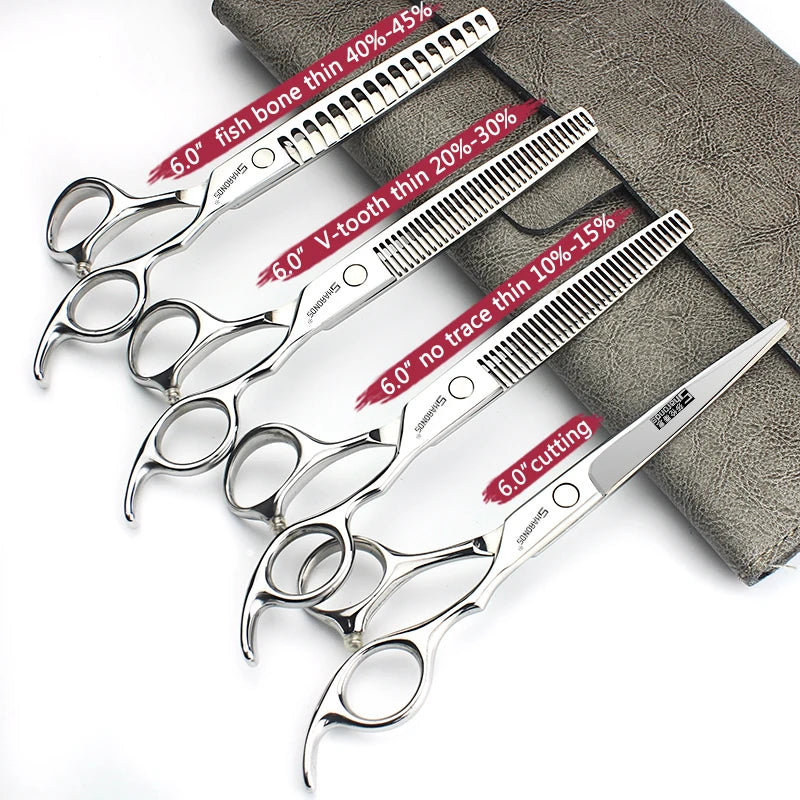 Sharonds 440c 6/7/7.5 inch haircut thinning scissors professional barber shop hairdressing scissors cutting scissors hair shears