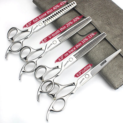 Sharonds 440c 6/7/7.5 inch haircut thinning scissors professional barber shop hairdressing scissors cutting scissors hair shears