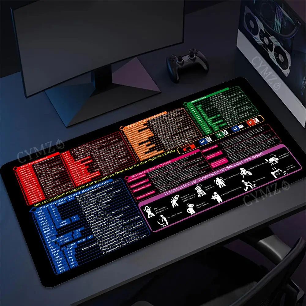 OfficeShortcut Desk Mat