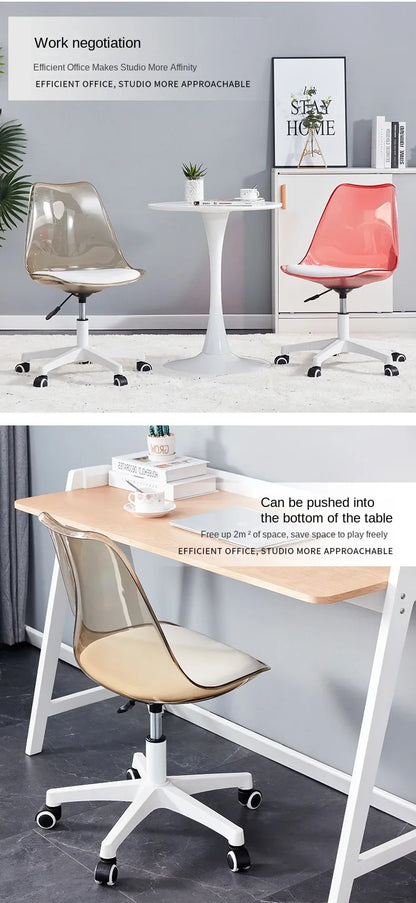 Transparent Swivel Office Chair