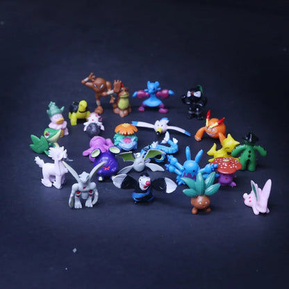48/72/96/120/144pcs Pokemon Anime Action Toy Figures Doll Model Colletion Toys For Children