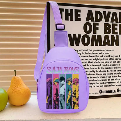 ⭐️NEW KPOP Hest Bag for Boys Girls Anime Cartoon Cute Shoulder Bags Students Fashion Crossbody Pouch Cute Coin Purse Fans Gift