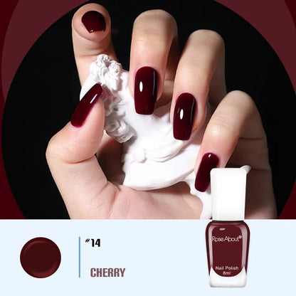 40 Colors Water-Based Nail Polish