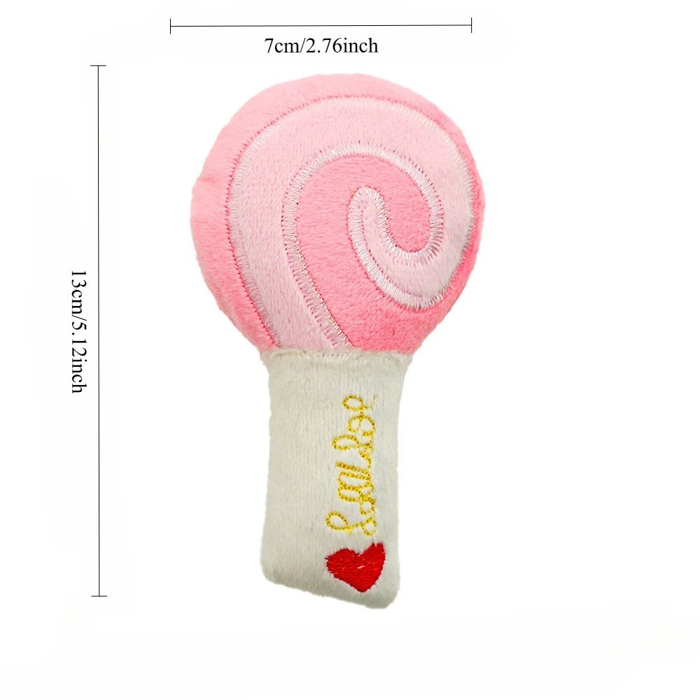 5/10pcs Pet Chew Toy with Squeaking Plush Toys, Small Chili and Eggplant Shapes, Dog Interactive Toys To Bite, Pet Gifts