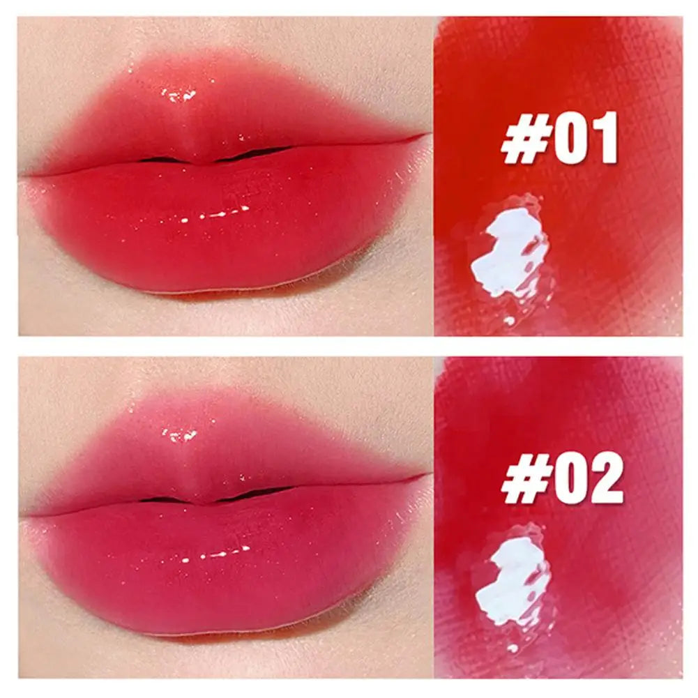6 Color Lip Tint Stain Set Plumping Liquid Lipstick Aloe Vera Watery Lip Stain Lip Gloss Multi-use Moisturizing Lip & Cheek Tint