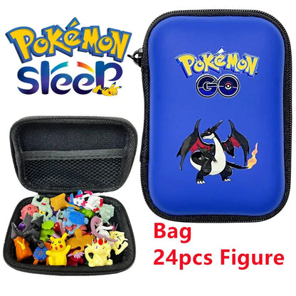 24pcs/Bag Set 2-3cm Pokemon Bag Figures Toy Bulk Anime Mini Doll Figurine Small Pocket Monster Birthday Gift Toys