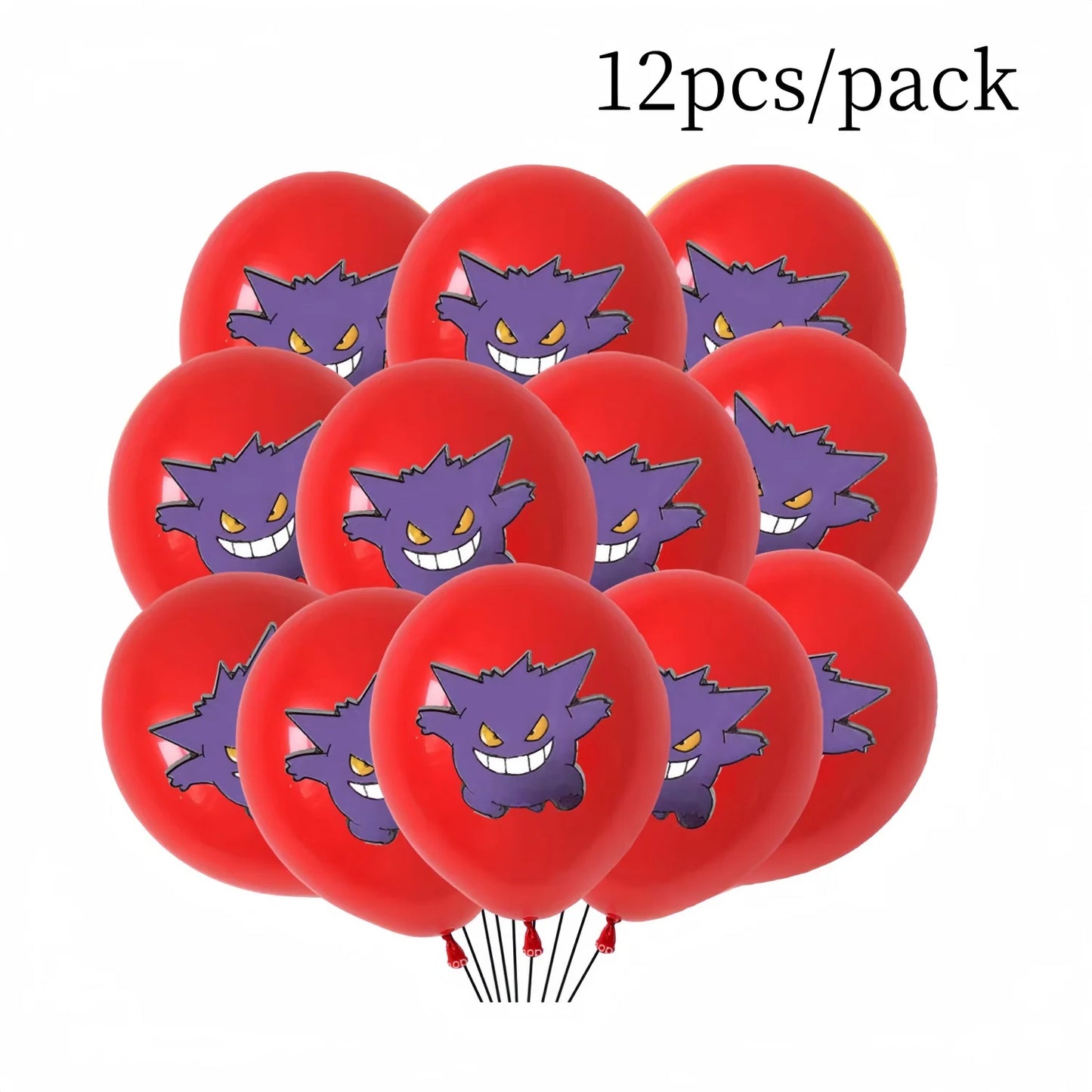 Pokemon Latex Balloons Birthday Party Decor Cartoon Pikachu Balloon Poke Ball Balloons Baby Shower Kids Favor For Party Supplies
